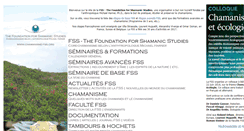 Desktop Screenshot of chamanisme-fss.org
